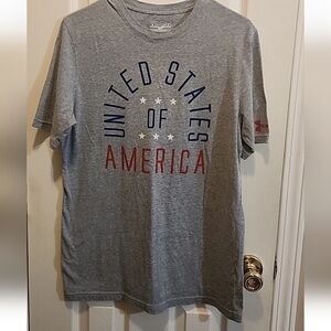 Under Armour Adult USA Home Of The Brave T-Shirt - Gray - Medium